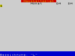 Running screen
