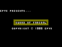 Opening screen