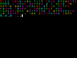 Opening screen