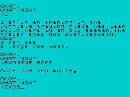 Running screen
