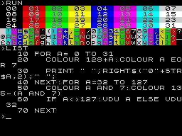 Running screen