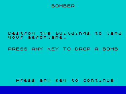 Opening screen