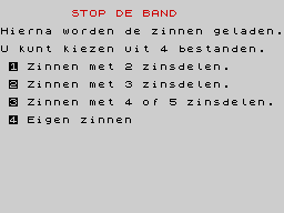Opening screen