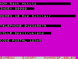 Running screen