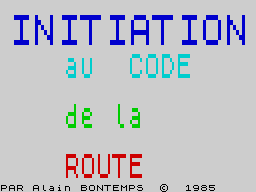 Opening screen