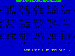 Opening screen