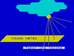 Opening screen