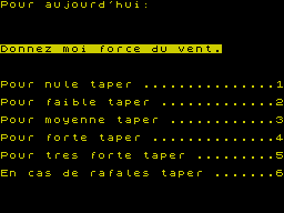 Running screen