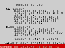 Opening screen