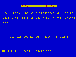 Opening screen