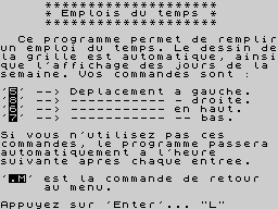 Opening screen