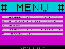 Opening screen