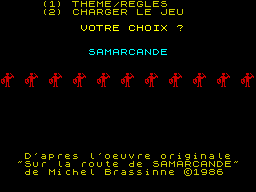 Opening screen