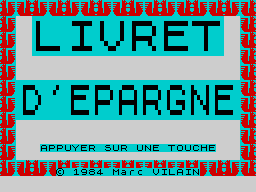 Opening screen