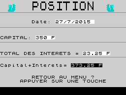 Running screen