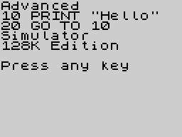 Opening screen