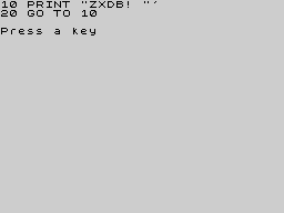 Running screen