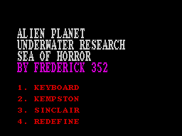 Opening screen