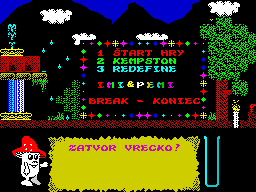 Opening screen