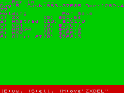 Running screen