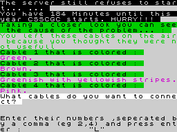 Running screen