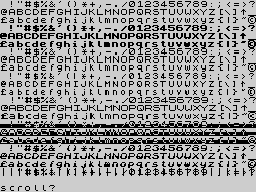 Running screen