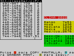 Running screen