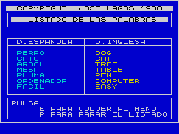 Running screen