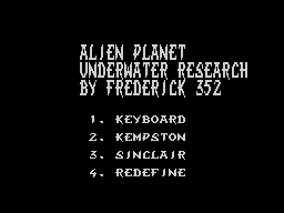 Opening screen