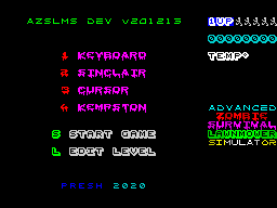 Opening screen