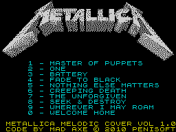Opening screen