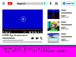 Opening screen