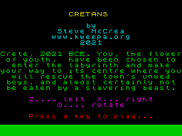 Opening screen