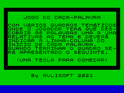 Opening screen