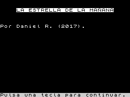 Opening screen