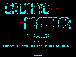 Opening screen