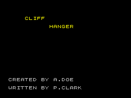 Opening screen