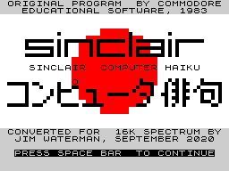 Opening screen