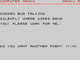 Running screen