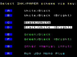 Running screen