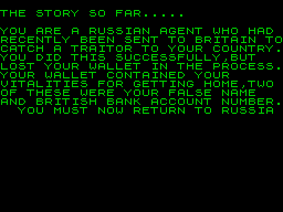 Opening screen