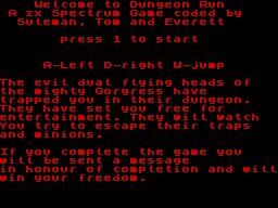 Opening screen