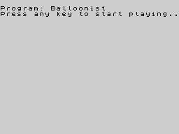 Opening screen