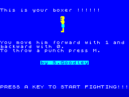 Opening screen