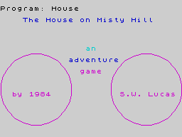 Opening screen