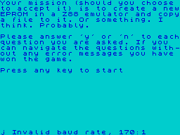 Running screen