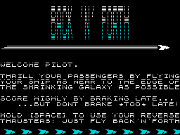 Opening screen