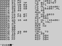 Running screen