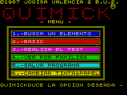 Opening screen
