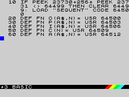 Running screen